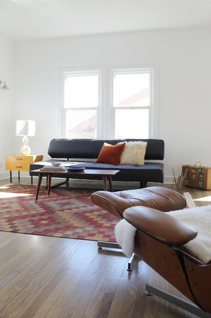 Eames Era Mid Century Modern Living Space - modern - living room ...