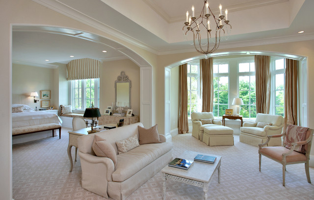Luxury Master Bedroom by Edgemoor Custom Builders transitional-bedroom