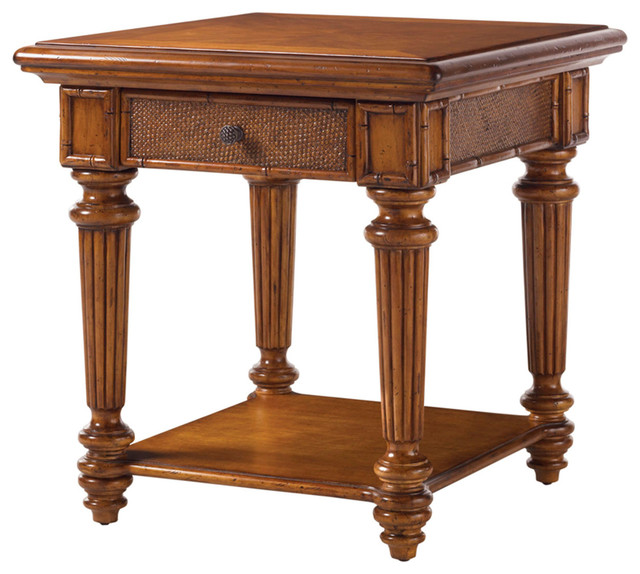Lexington Island Estate Boca End Table 531952 Tropical Side Tables