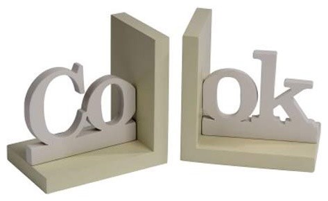 kitchen themed bookends