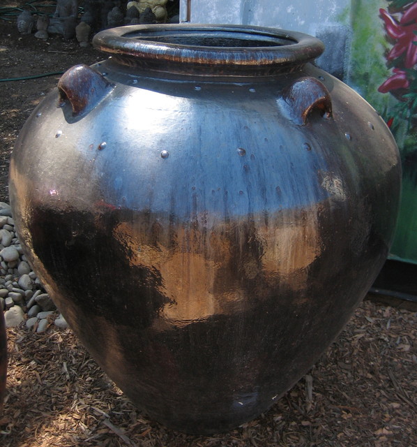 Large Glazed Ceramic Pots