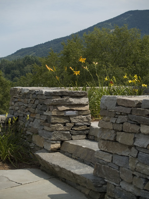 Stonework & Timber Frame Projects traditional landscape