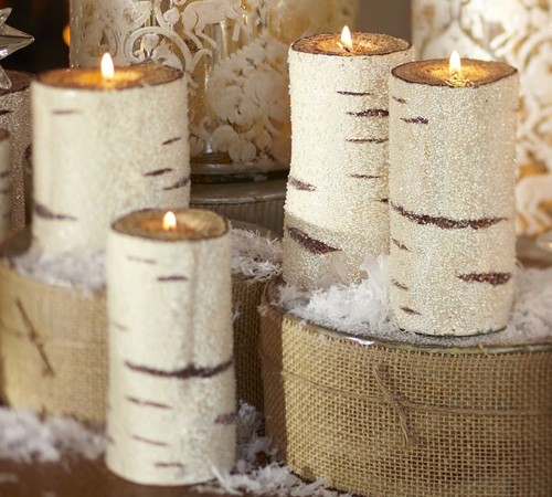 Holiday candles Holiday candles as a gift to the host of the dinner party
