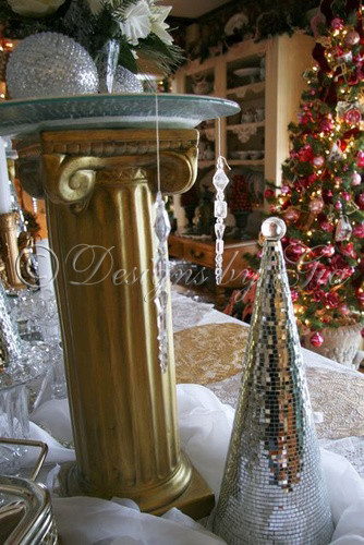 Tapestry Christmas Stockings traditional family room