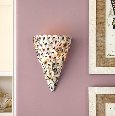 Oyster Shell Wall Sconce - Traditional - Wall Lighting - by Ballard Designs