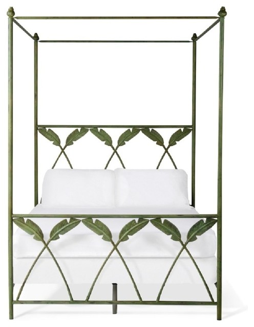 Canopy Bed Corsican 1043634 Palm Leaf, King - Tropical - Canopy Beds ...