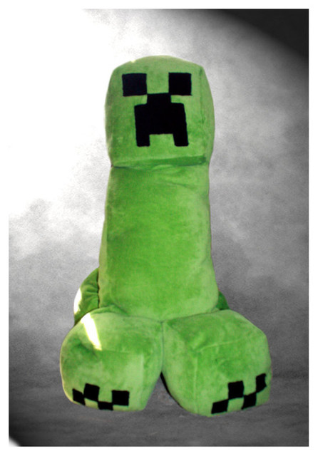 minecraft plush creeper pillow buddy