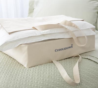 Cotton Canvas Zippered Storage Bag - Contemporary - Closet Storage - by Cuddledown