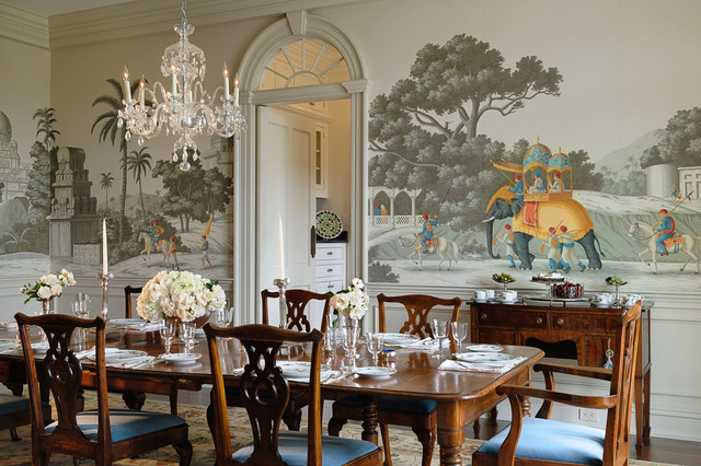 traditional dining room by Crisp Architects