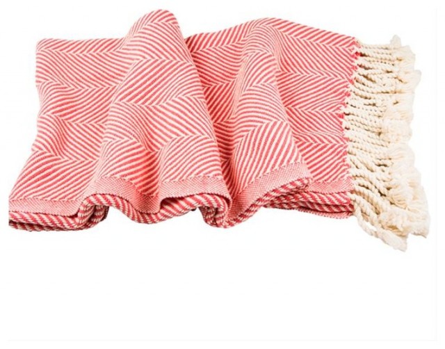 Coral Throw