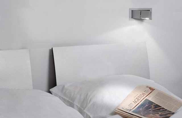 Modern 3W LED Recessed Wall Sconce in Brushed Finish - Contemporary - new york - by PHOENIX LIGHTING