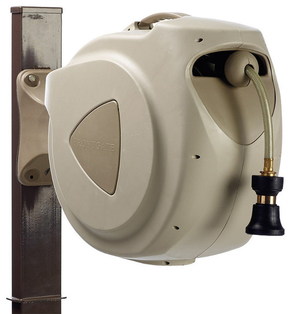 Retractable Hose Reel - Traditional - Garden Hose Reels