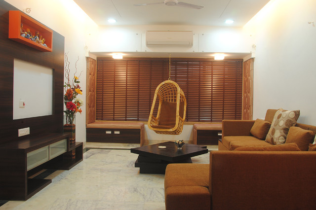 indian houses - interior designers india - Contemporary - Living Room