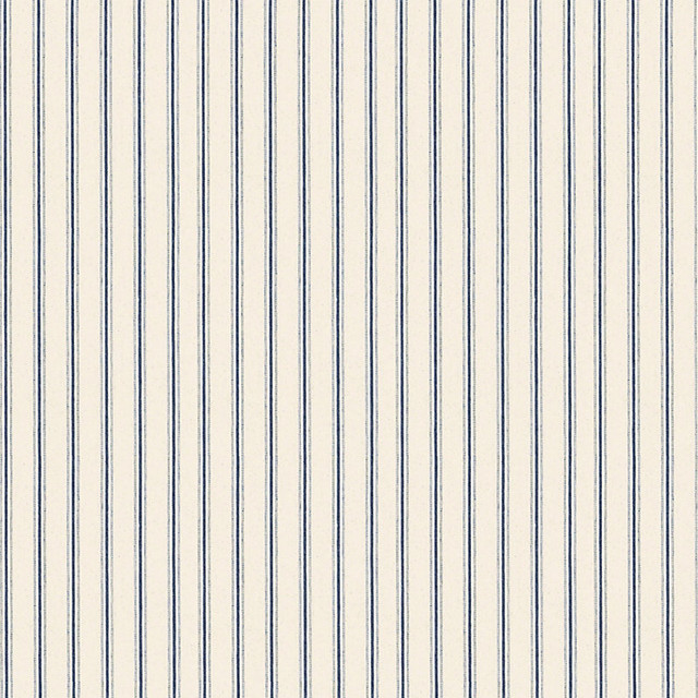 Vintage Ticking Stripe Navy Fabric by the Yard Farmhouse Upholstery