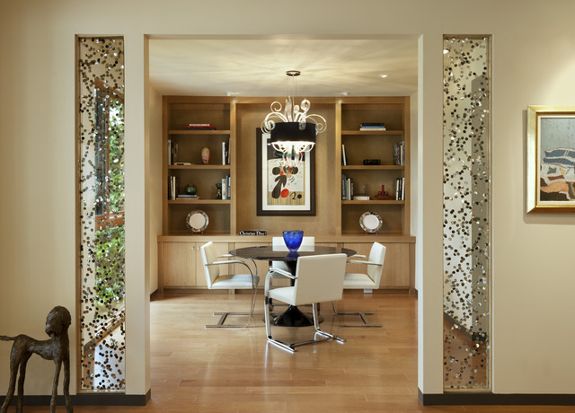 contemporary dining room by Allen Associates