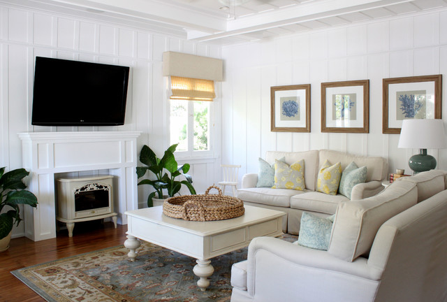 beach cottage - traditional - living room - orange county - by 