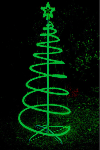 120cm green solar led spiral xmas tree rope light 120cm green solar led spiral xmas tree rope light