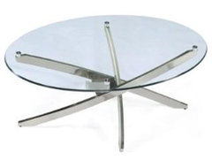 Zila Glass Coffee Table contemporary-coffee-tables