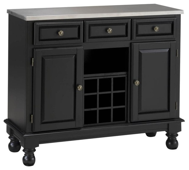 Buffet Server with Stainless Steel Top Contemporary Buffets And