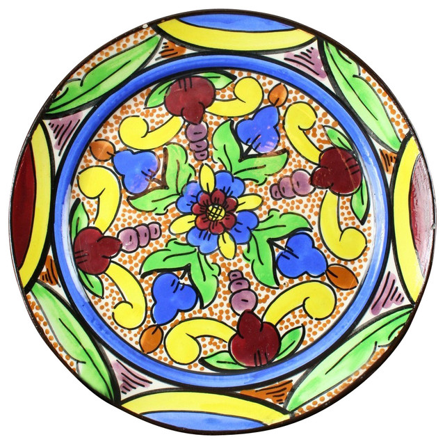 Consigned Vintage Spanish Majolica HandPainted Plate Traditional