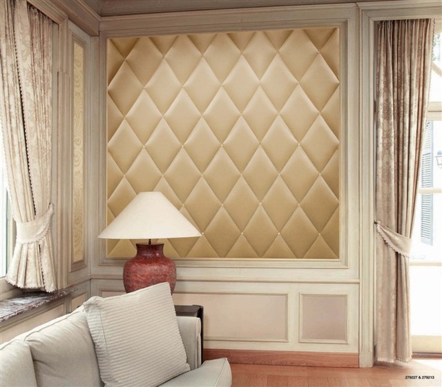 Faux Leather Wall Panel Modern new york by My Luxury Home LLC
