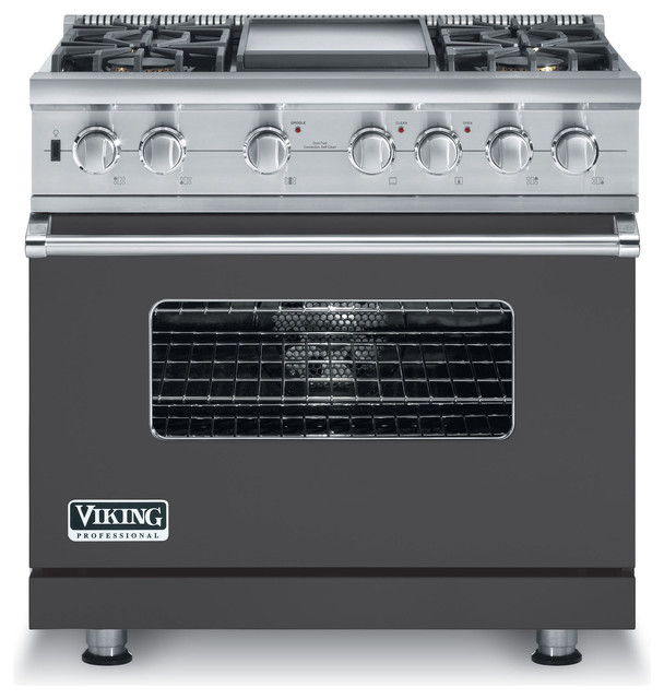 Viking 36" 5 Series Dual Fuel Range VDSC Gas Ranges And Electric