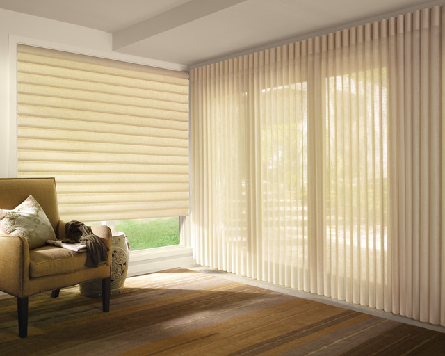 Hunter Douglas Roman Shades & Privacy Sheers