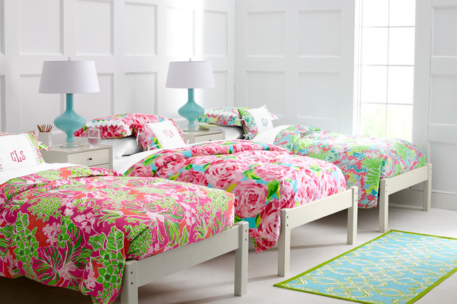 Lilly Pulitzer Sister Florals Bedroom - Traditional - Bedroom - by ...