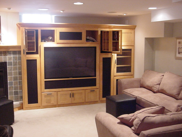 Entertainment Centers contemporary-family-room