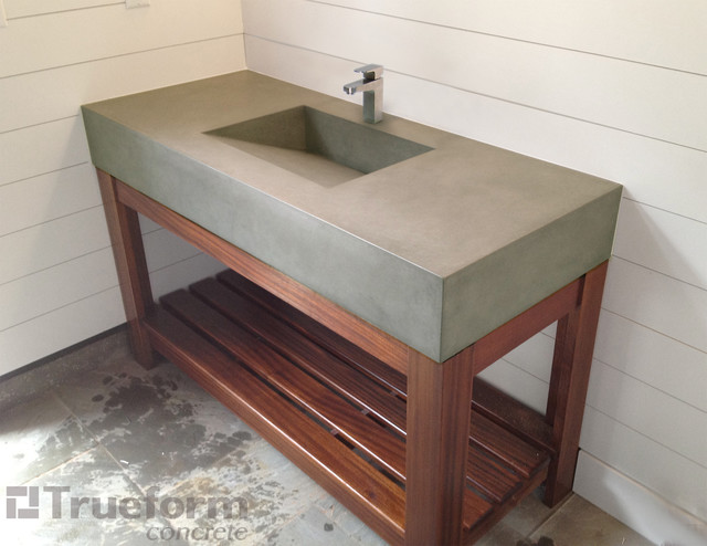 Sink - Traditional - Bathroom Sinks - new york - by Trueform Concrete