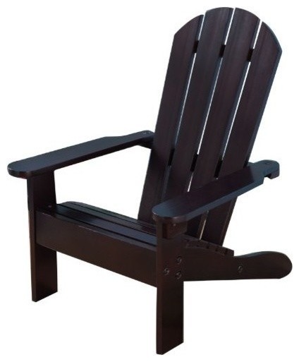 Kidkraft Adirondack Chair - Espresso contemporary-adirondack-chairs