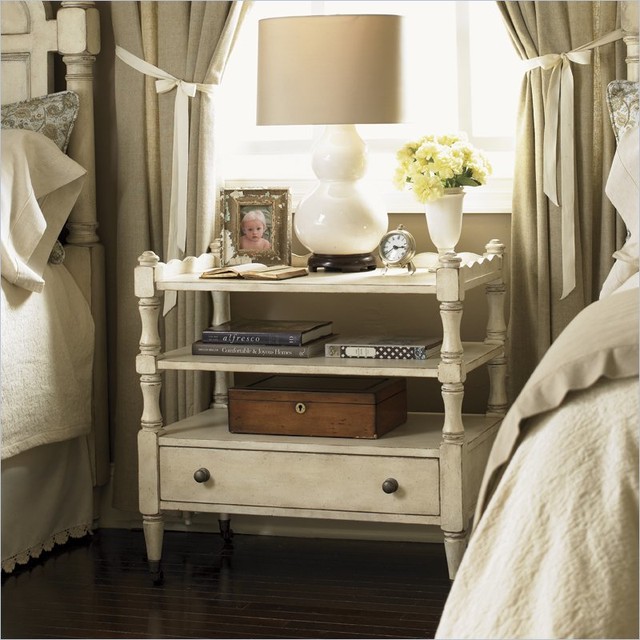 Lexington Twilight Bay Mayfair Nightstand in Antique Linen