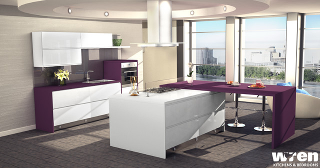 Wren Kitchens contemporary-kitchen