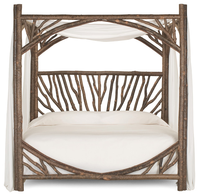 Rustic Canopy Bed 4282 by La Lune Collection - Rustic - Canopy Beds ...