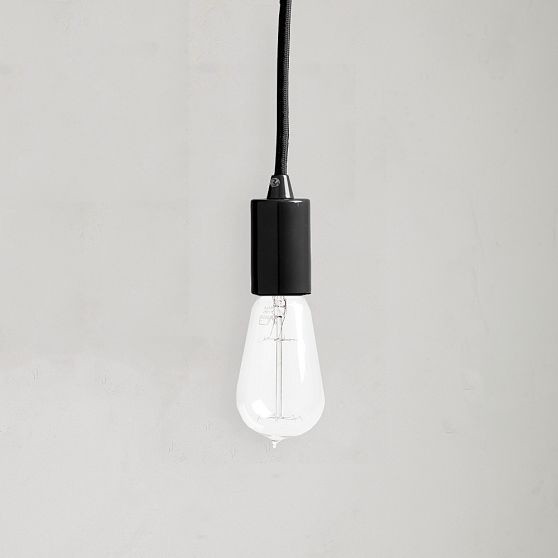 Single Socket Pendant Modern Pendant Lighting by West Elm