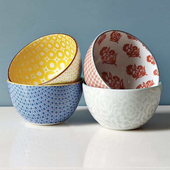Modernist Bowls Eclectic Dining Bowls by West Elm