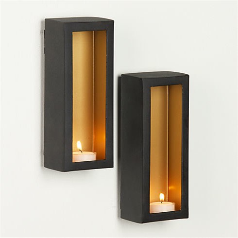 Glow Candleholder Centerpiece/Sconce - Modern - Candleholders - by CB2