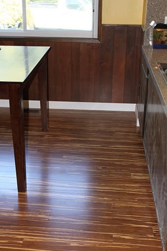 Strand woven bamboo - Zebrano contemporary-