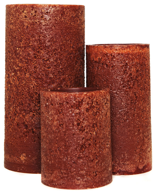 Rust Renaissance Flameless Candles Traditional Candles other metro by The Amazing