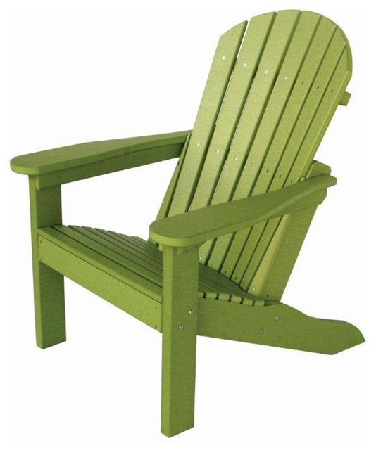  Polywood Comfo-Back Adirondack Chair traditional-adirondack-chairs