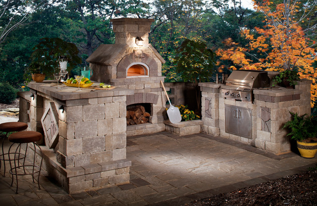 Belgard Wexford Pizza Oven and Outdoor Grill Collection - Traditional ...