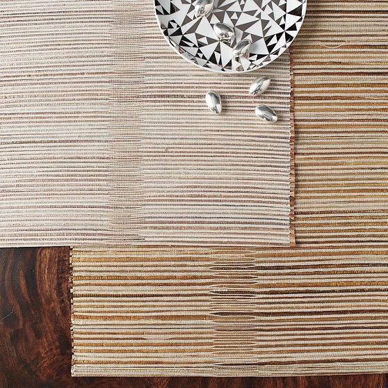 Metallic Thread Placemats Contemporary Placemats by West Elm