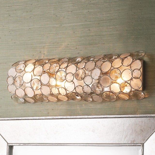 Capiz Shell Bar Bath Light Lamp Shades by Shades of Light