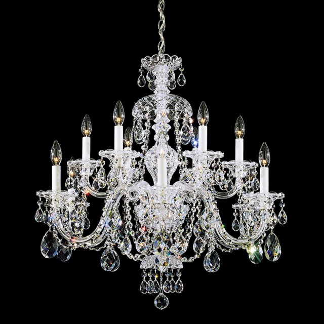  Collection 12Light Crystal Chandelier  Traditional  Chandeliers