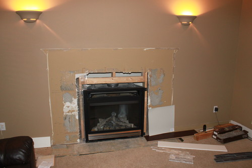 Fireplace and mantle placement. Need help please.