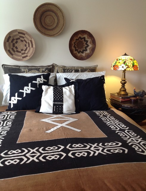 African Themed Bedroom eclectic-bedroom