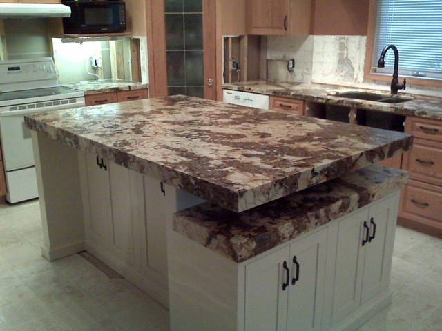 Leather Granite Countertops Green Emerald Leather Granite Kitchen