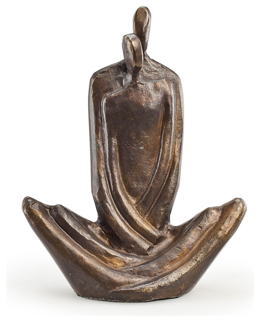 Couple Embrace Bronze Sculpture Contemporary Decorative Objects And