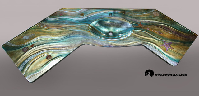 Glass Integral Sinks