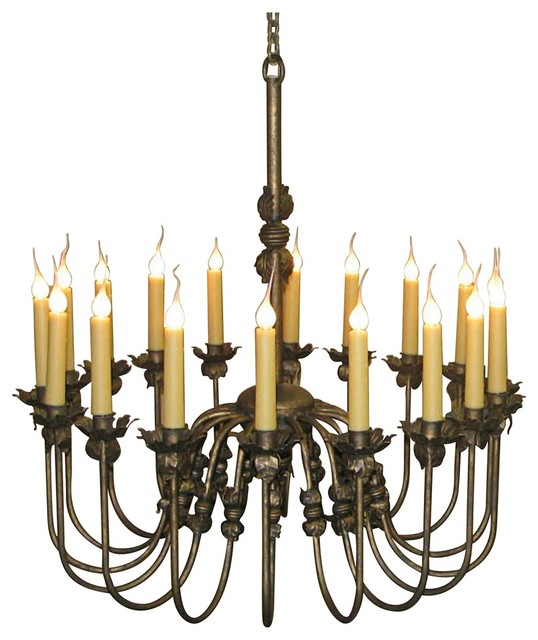 Laura Lee Venus 18-Light Large Candle Chandelier - Traditional ...
